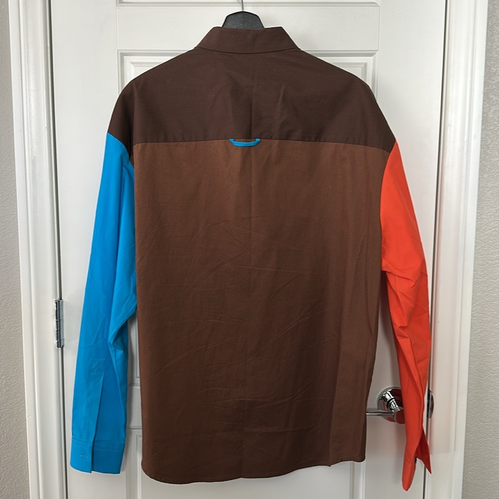 ASOS Colorblock Button Up Shirt - Picture 4 of 4